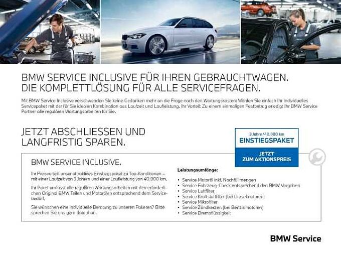 BMW 320d T. xDrive HUD LiveProf Sitzh. Temp. PDC AHK 320 Bluetooth Navi LED Klima el. Fenster