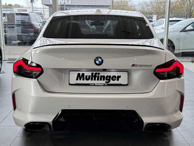BMW M240i xDr.Coupé M Pro HUD ACC GlasD.P+ Lenkh.H/K M240 Sportpaket Bluetooth Navi LED Vollleder Klima Aktivlenkung PDC el. Fenster