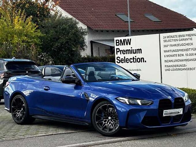 BMW M4 Cabrio M xDr.Comp HUD ACC SuView Ha/Ka.Park+ Sportpaket Bluetooth Navi LED Vollleder Klima PDC el. Fenster