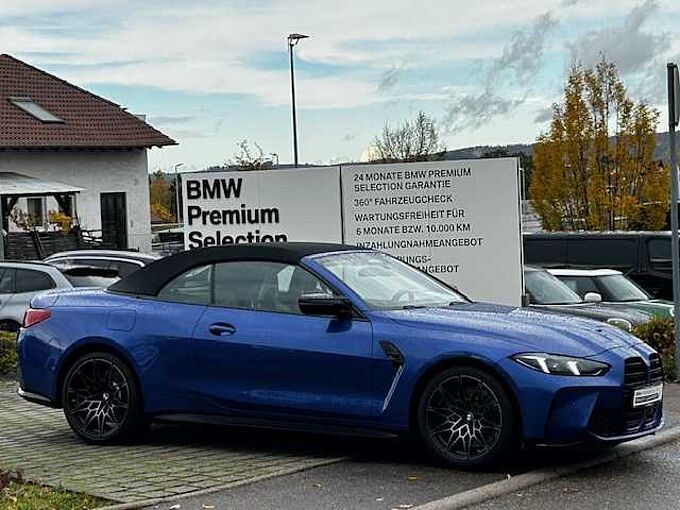 BMW M4 Cabrio M xDr.Comp HUD ACC SuView Ha/Ka.Park+ Sportpaket Bluetooth Navi LED Vollleder Klima PDC el. Fenster