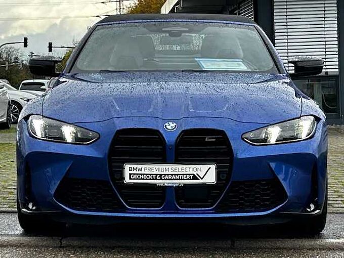 BMW M4 Cabrio M xDr.Comp HUD ACC SuView Ha/Ka.Park+ Sportpaket Bluetooth Navi LED Vollleder Klima PDC el. Fenster