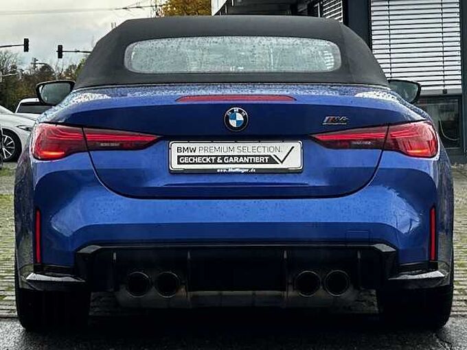 BMW M4 Cabrio M xDr.Comp HUD ACC SuView Ha/Ka.Park+ Sportpaket Bluetooth Navi LED Vollleder Klima PDC el. Fenster