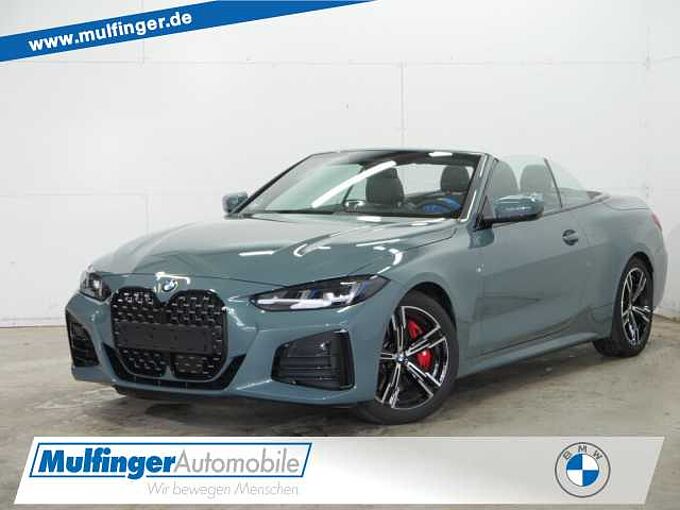 BMW 420i Cabrio M Sport Pro HUD ACC SuView.HiFi 18' 420 18' Sportpaket Bluetooth Navi LED Vollleder Klima Aktivlenkung PDC el. Fenst