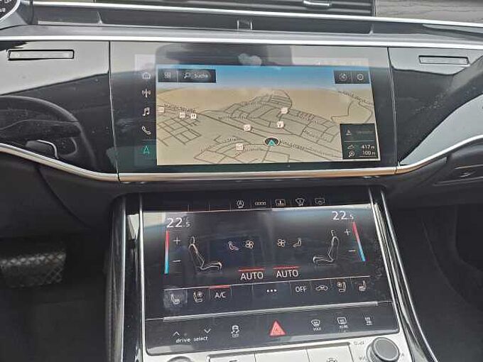 Audi A8 L 50 TDI quattro Matrix Virtual KomfSitz+Bel Bluetooth Head Up Display Navi LED Vollleder Klima Luftfederung Standhzg Einpark