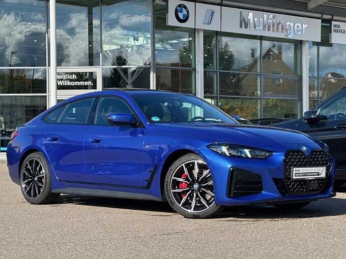 BMW 430d xDr.GC.M Sport Pro HUD ACC P+ GlasD.H/K 19' 430 Gran Coupé 19' Sportpaket Bluetooth Navi LED Klima Aktivlenkung PDC el. Fens