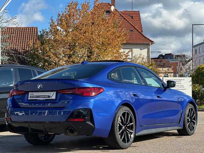BMW 430d xDr.GC.M Sport Pro HUD ACC P+ GlasD.H/K 19' 430 Gran Coupé 19' Sportpaket Bluetooth Navi LED Klima Aktivlenkung PDC el. Fens