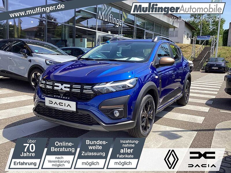 Dacia Stepway Extreme+ ECO-G 100 SHZ PDC NAVI Kamera LED Sandero Bluetooth Klima Einparkhilfe el. Fenster