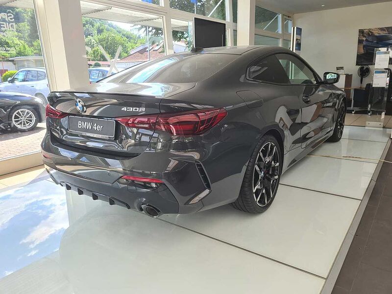 BMW 430d xDr. Coupe M SportPro HUD ACC SuView. HiFi19' 430 SuView. HiFi19' Sportpaket Bluetooth Navi LED Vollleder Klima Aktivlenkung PD