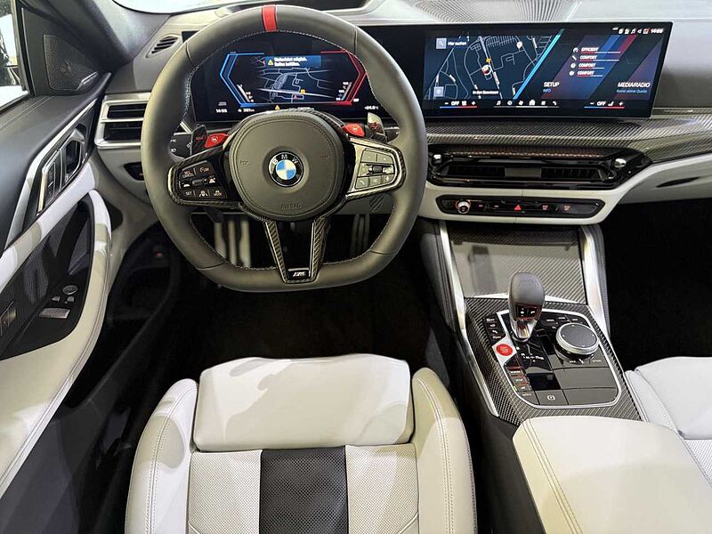 BMW M4 Competition Coupé mit M xDrive ACC HUD Ha/Ka Sportpaket Bluetooth Navi LED Vollleder Klima PDC el. Fenster