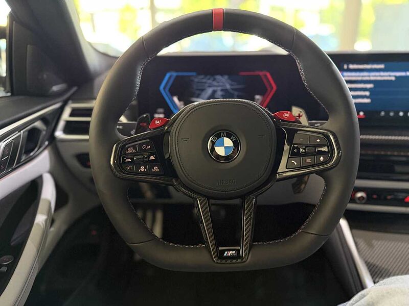 BMW M4 Competition Coupé mit M xDrive ACC HUD Ha/Ka Sportpaket Bluetooth Navi LED Vollleder Klima PDC el. Fenster