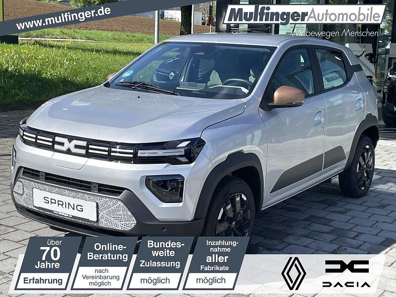 Dacia Spring Extreme ELECTRIC 65 WKR Kostenlos Navi Klima Einparkhilfe el. Fenster