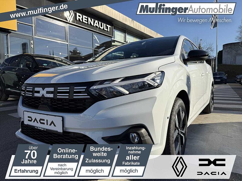 Dacia Journey TCe 90 SHZ PDC Keyless Kamera Klimaaut. Sandero Bluetooth LED Klima Einparkhilfe el. Fenster