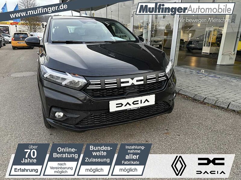 Dacia Expression TCe 90 CVT LED EPH Tempomat Bluetooth Sandero Klima Einparkhilfe el. Fenster