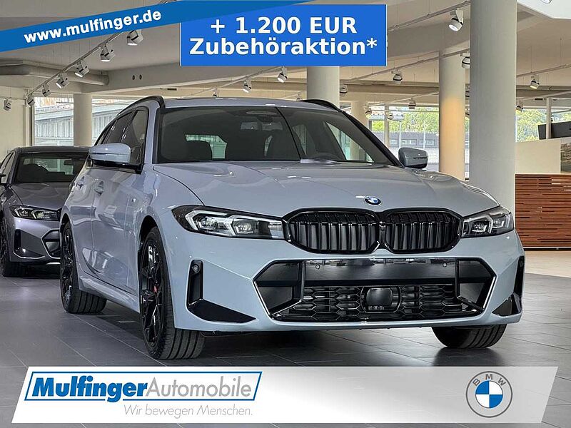 BMW 330i xDrive Touring M Sport Pro HUD ACC AHK Ha/Kar 330 Sportpaket Bluetooth Navi LED Vollleder Klima Aktivlenkung PDC el. Fenster