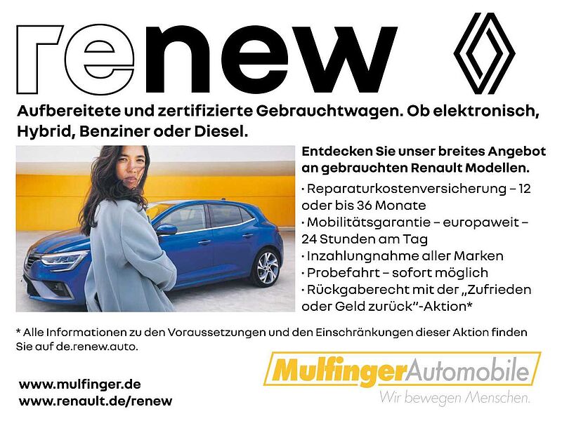 Renault Pkw Spaceclass Blue dCi 150 Aut. AHK SHZ Klimaaut. Trafic Bluetooth Navi LED Klima Einparkhilfe el. Fenster