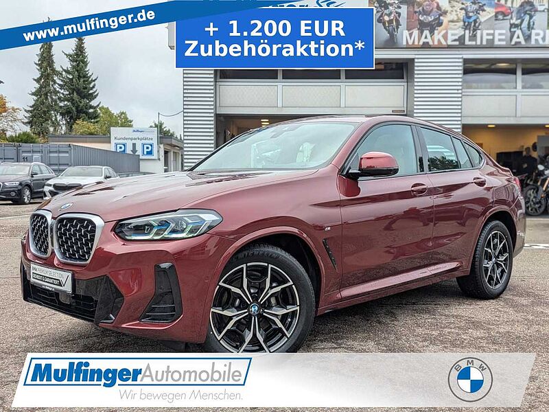BMW X4 x30d M Sport HUD ACC SuView Laser PanoD. AHK PDC Sportpaket Bluetooth Navi Vollleder Klima Aktivlenkung el. Fenster