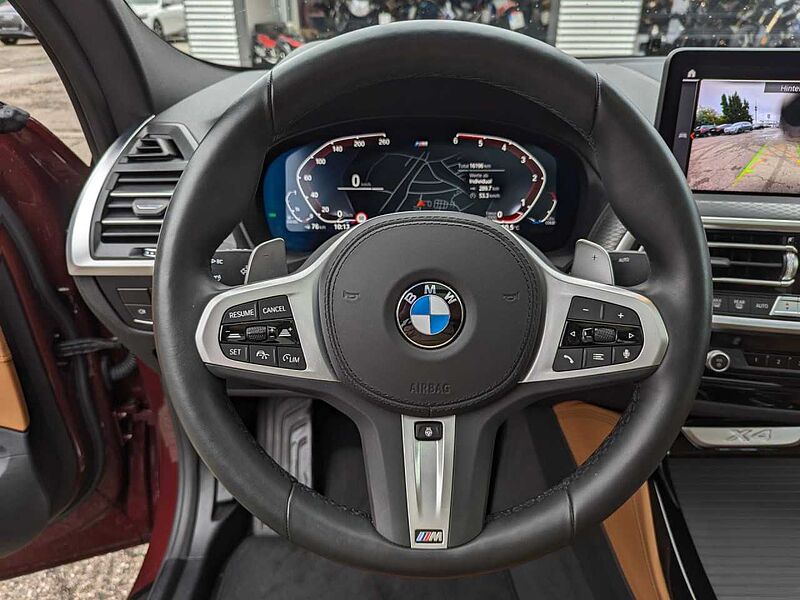 BMW X4 x30d M Sport HUD ACC SuView Laser PanoD. AHK PDC Sportpaket Bluetooth Navi Vollleder Klima Aktivlenkung el. Fenster