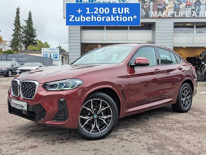 BMW X4 x30d M Sport HUD ACC SuView Laser PanoD. AHK PDC Sportpaket Bluetooth Navi Vollleder Klima Aktivlenkung el. Fenster