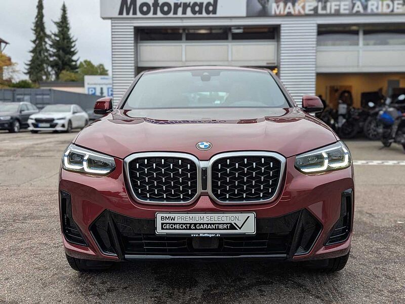BMW X4 x30d M Sport HUD ACC SuView Laser PanoD. AHK PDC Sportpaket Bluetooth Navi Vollleder Klima Aktivlenkung el. Fenster