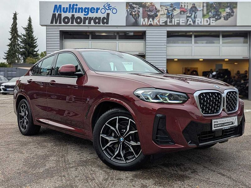 BMW X4 x30d M Sport HUD ACC SuView Laser PanoD. AHK PDC Sportpaket Bluetooth Navi Vollleder Klima Aktivlenkung el. Fenster