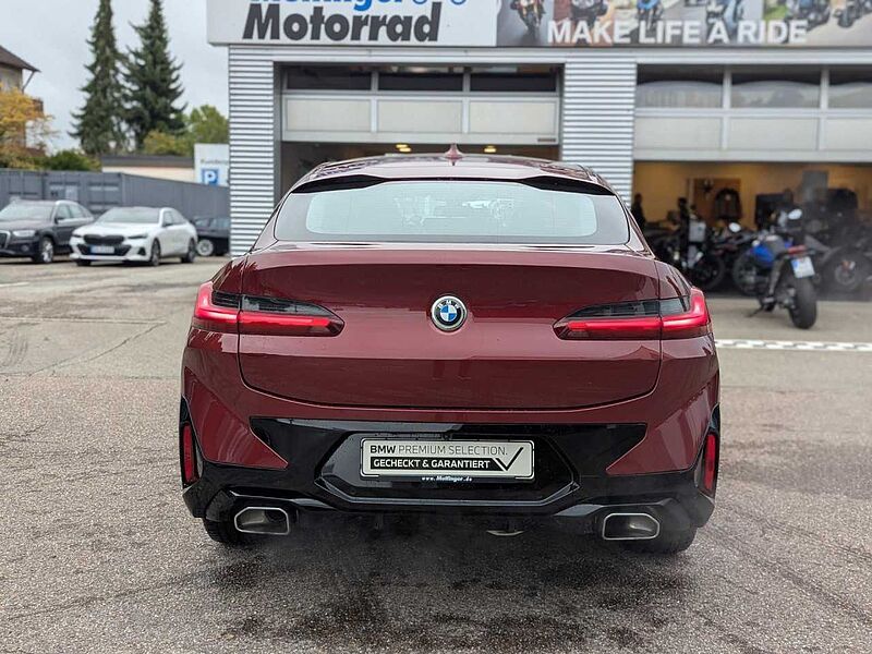 BMW X4 x30d M Sport HUD ACC SuView Laser PanoD. AHK PDC Sportpaket Bluetooth Navi Vollleder Klima Aktivlenkung el. Fenster