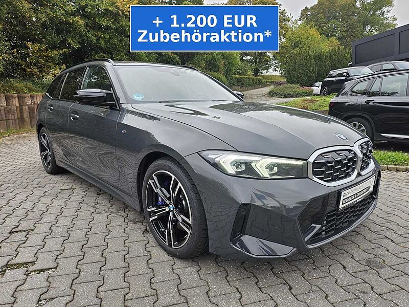 BMW M340d T. xDr. FACELIFT SuV. Pano. HUD Park+Fin.2,99 Sportpaket Bluetooth Navi LED Vollleder Klima Aktivlenkung PDC el. Fenster