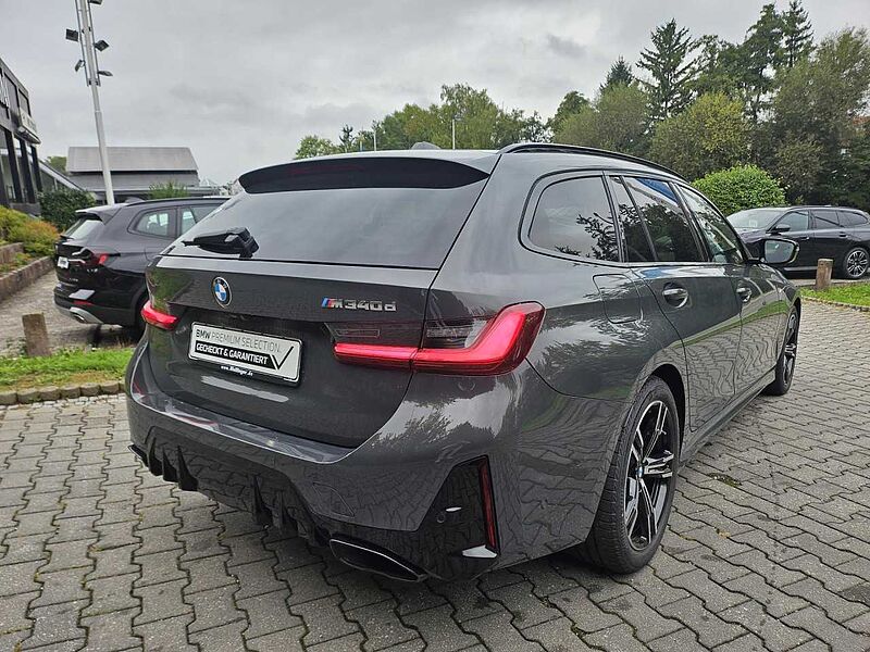 BMW M340d T. xDr. FACELIFT SuV. Pano. HUD Park+Fin.2,99 Sportpaket Bluetooth Navi LED Vollleder Klima Aktivlenkung PDC el. Fenster
