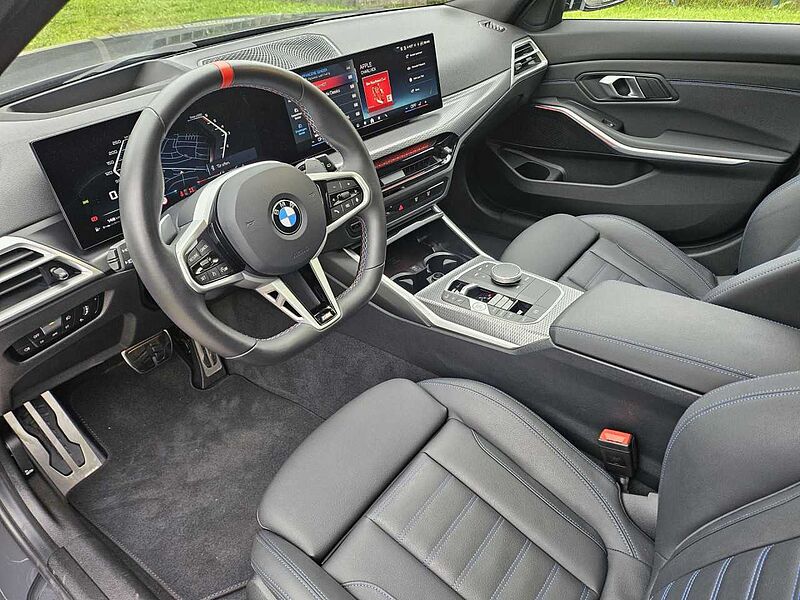 BMW M340d T. xDr. FACELIFT SuV. Pano. HUD Park+Fin.2,99 Sportpaket Bluetooth Navi LED Vollleder Klima Aktivlenkung PDC el. Fenster