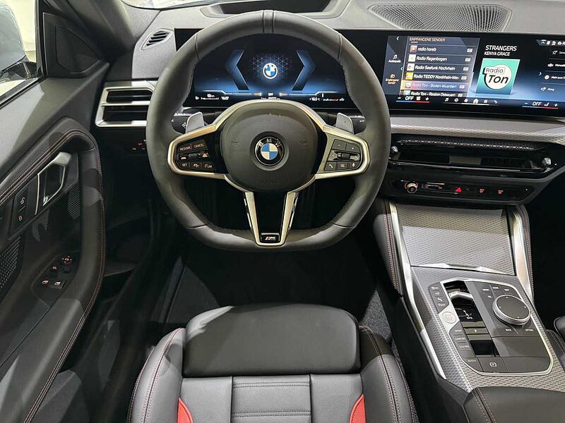 BMW 230i Coupé M Sport Pro HUD Park. Plus Adap. LED PDC 230 Sportpaket Bluetooth Navi Vollleder Klima Aktivlenkung el. Fenster