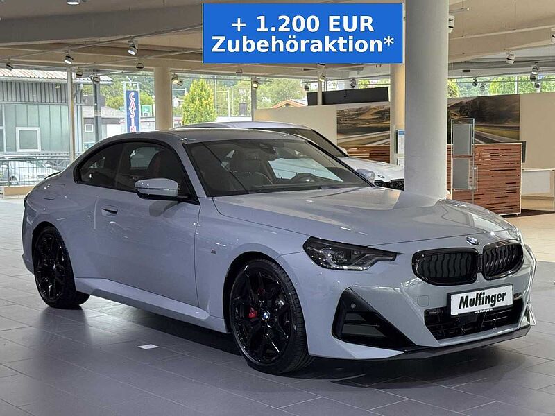 BMW 230i Coupé M Sport Pro HUD Park. Plus Adap. LED PDC 230 Sportpaket Bluetooth Navi Vollleder Klima Aktivlenkung el. Fenster