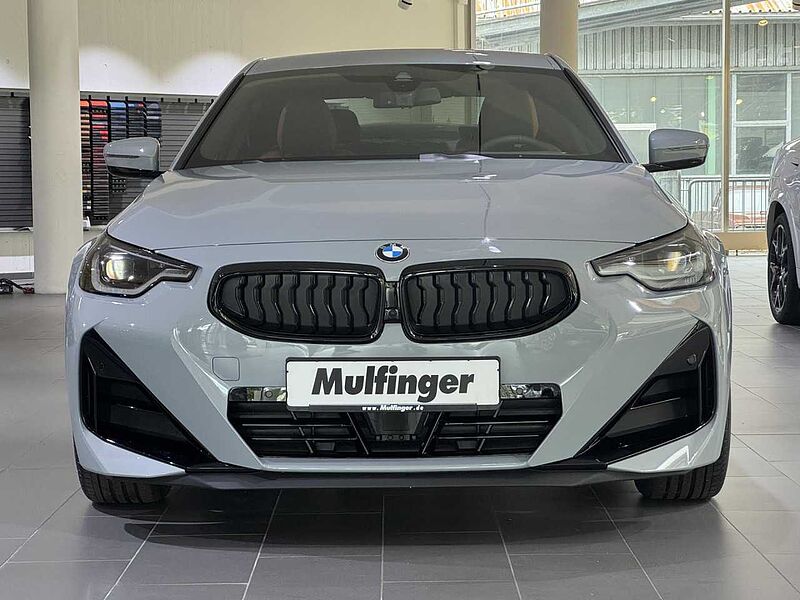 BMW 230i Coupé M Sport Pro HUD Park. Plus Adap. LED PDC 230 Sportpaket Bluetooth Navi Vollleder Klima Aktivlenkung el. Fenster