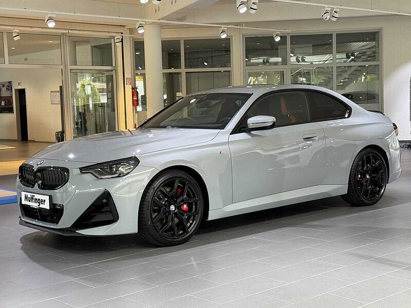 BMW 230i Coupé M Sport Pro HUD Park. Plus Adap. LED PDC 230 Sportpaket Bluetooth Navi Vollleder Klima Aktivlenkung el. Fenster