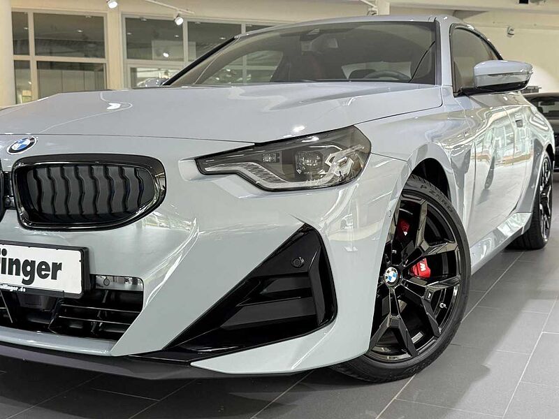 BMW 230i Coupé M Sport Pro HUD Park. Plus Adap. LED PDC 230 Sportpaket Bluetooth Navi Vollleder Klima Aktivlenkung el. Fenster