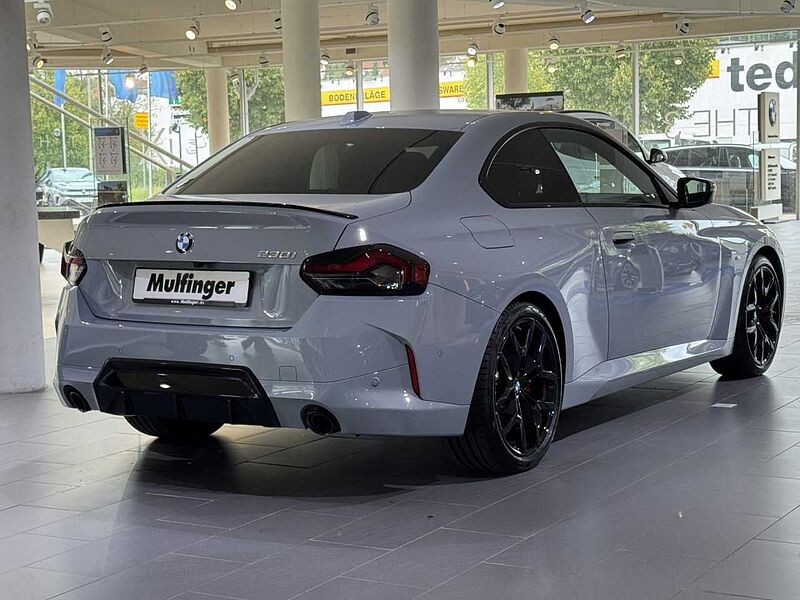BMW 230i Coupé M Sport Pro HUD Park. Plus Adap. LED PDC 230 Sportpaket Bluetooth Navi Vollleder Klima Aktivlenkung el. Fenster