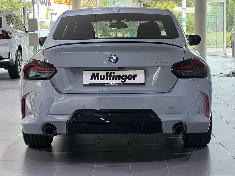 BMW 230i Coupé M Sport Pro HUD Park. Plus Adap. LED PDC 230 Sportpaket Bluetooth Navi Vollleder Klima Aktivlenkung el. Fenster