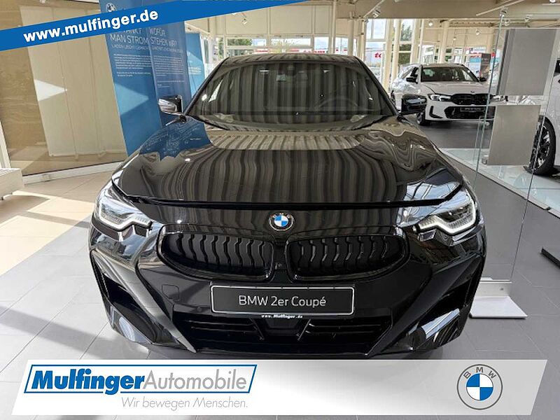 BMW 220i Coupé M Pro ACC Ad-LED SuView H/K AHK 19' 220 19' Sportpaket Bluetooth HUD Navi Klima Aktivlenkung PDC el. Fenster