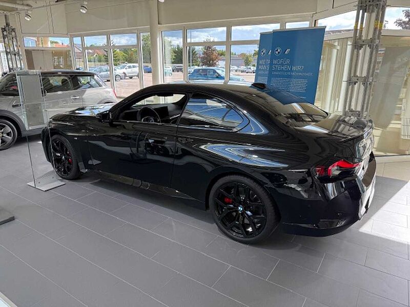 BMW 220i Coupé M Pro ACC Ad-LED SuView H/K AHK 19' 220 19' Sportpaket Bluetooth HUD Navi Klima Aktivlenkung PDC el. Fenster