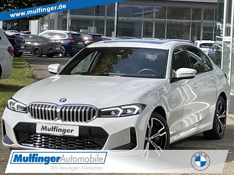 BMW 330e xDr. M Sport FACELIFT HUD SuView GlasD. Lenkh 330 Sportpaket Bluetooth Navi LED Vollleder Klima Aktivlenkung Standhzg PDC el.