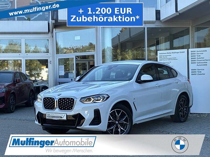 BMW X4 x20d M Sport Leder HUD Laser Kamera H/K AHK19 Sportpaket Bluetooth Navi Vollleder Klima PDC el. Fenster
