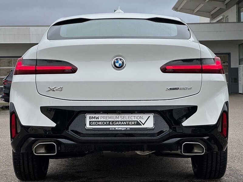 BMW X4 x20d M Sport Standh. HUD Laser Kamera HiFi AHK Sportpaket Bluetooth Navi Vollleder Klima Standhzg PDC el. Fenster