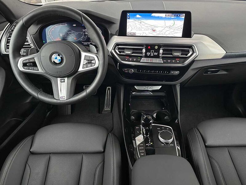 BMW X4 x20d M Sport Standh. HUD Laser Kamera HiFi AHK Sportpaket Bluetooth Navi Vollleder Klima Standhzg PDC el. Fenster