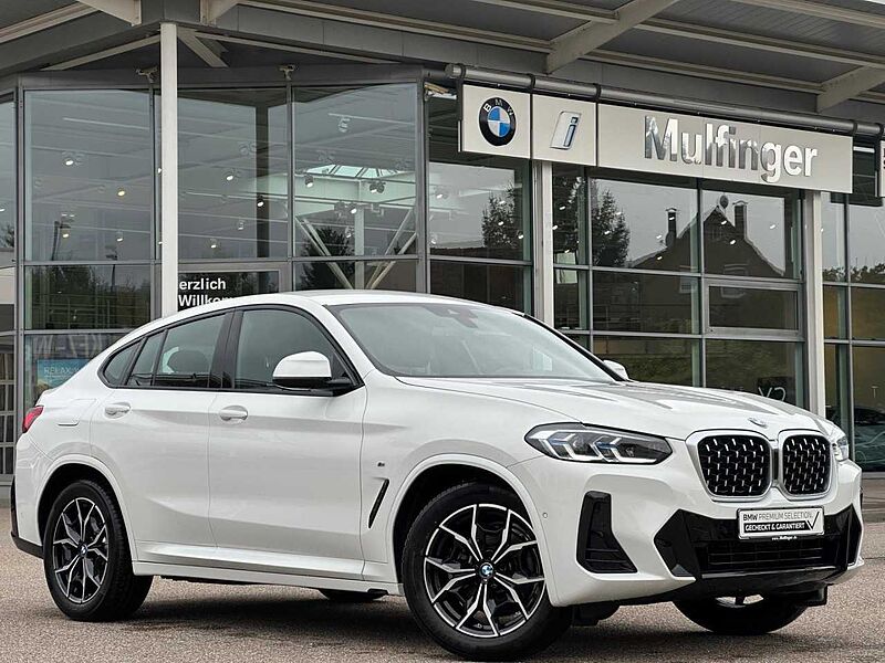 BMW X4 x20d M Sport Standh. HUD Laser Kamera HiFi AHK Sportpaket Bluetooth Navi Vollleder Klima Standhzg PDC el. Fenster
