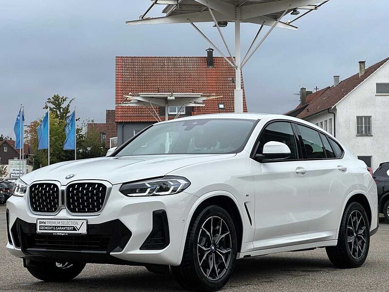 BMW X4 x20d M Sport Standh. HUD Laser Kamera HiFi AHK Sportpaket Bluetooth Navi Vollleder Klima Standhzg PDC el. Fenster