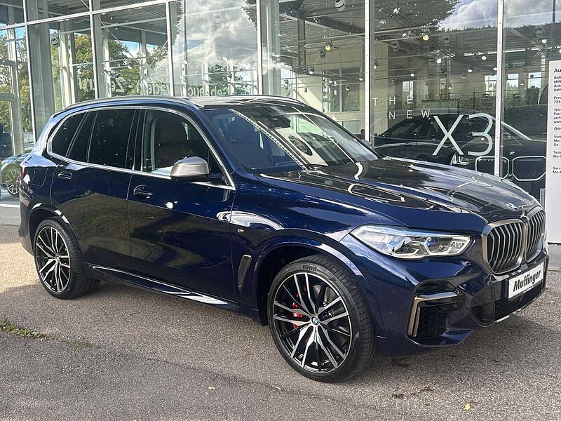 BMW X5 M50i AHK Standh. Pano AHK 22' NP 134.450.- HUD M50 22' Sportpaket Bluetooth Navi Vollleder Klima Aktivlenkung Standhzg PDC el.