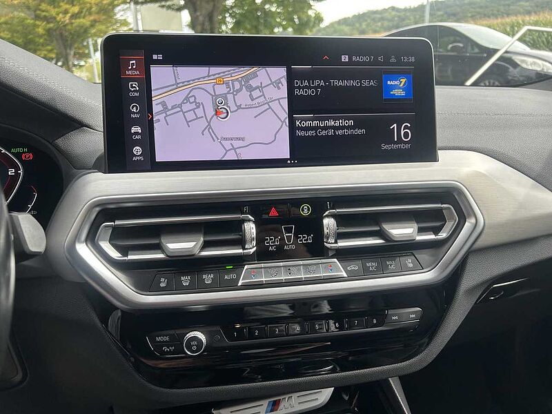 BMW X3 M40d Leder ACC HUD Laser HaKa. Sitzbel. AHK 20' M40 20' Sportpaket Bluetooth Navi Vollleder Klima Aktivlenkung PDC el. Fenster