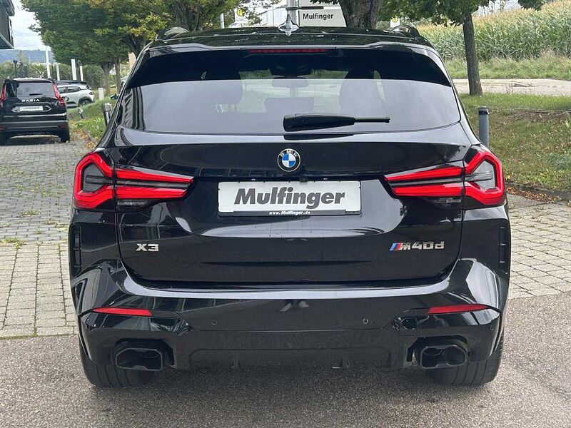 BMW X3 M40d Leder ACC HUD Laser HaKa. Sitzbel. AHK 20' M40 20' Sportpaket Bluetooth Navi Vollleder Klima Aktivlenkung PDC el. Fenster