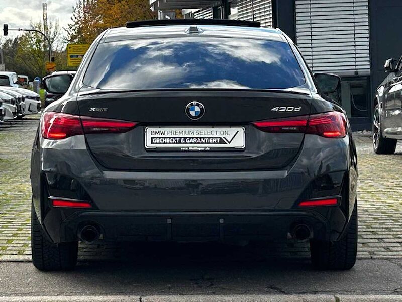 BMW 430d xDr. GC. M Sport Pro HUD ACC SurView GlasD 430 Gran Coupé Sportpaket Bluetooth Navi LED Vollleder Klima Aktivlenkung PDC el