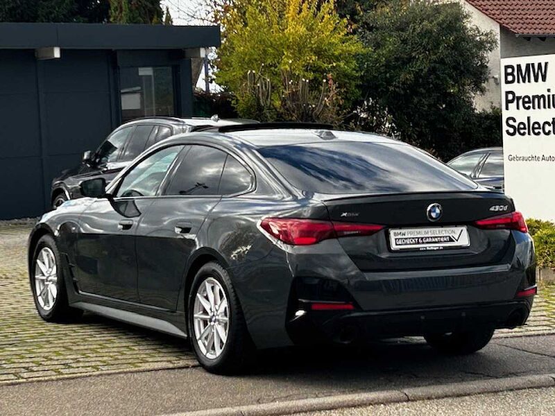 BMW 430d xDr. GC. M Sport Pro HUD ACC SurView GlasD 430 Gran Coupé Sportpaket Bluetooth Navi LED Vollleder Klima Aktivlenkung PDC el