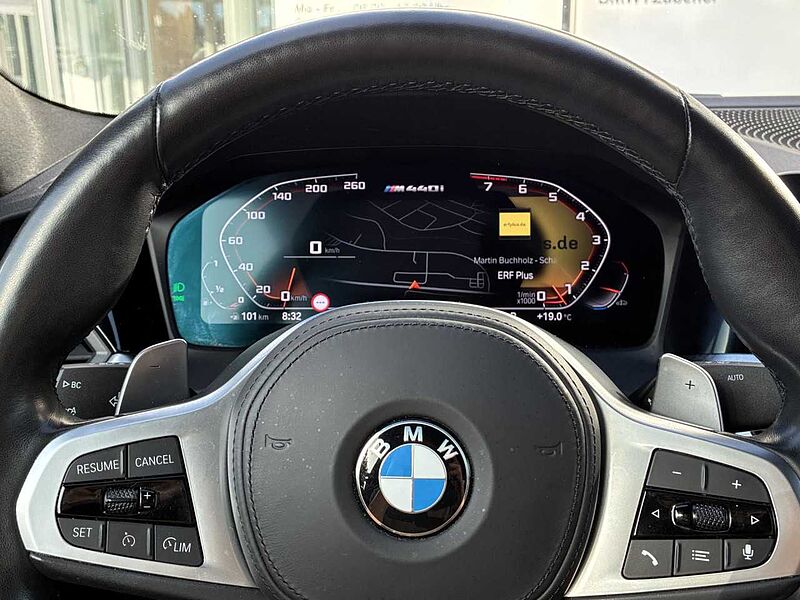 BMW M440i Coupe Standh. LiveProf. Kamera Ha/Ka. AHK 19' M440 19' Sportpaket Bluetooth Navi LED Klima Aktivlenkung Standhzg PDC el. Fenst