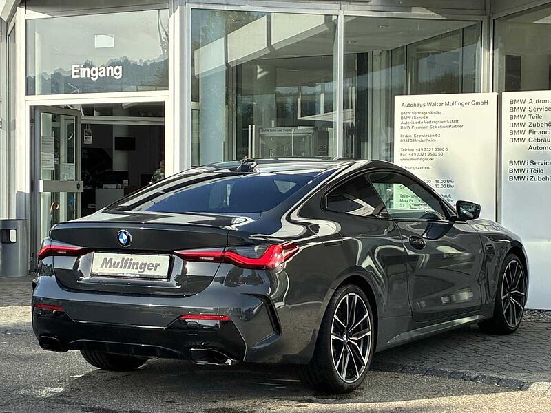BMW M440i Coupe Standh. LiveProf. Kamera Ha/Ka. AHK 19' M440 19' Sportpaket Bluetooth Navi LED Klima Aktivlenkung Standhzg PDC el. Fenst